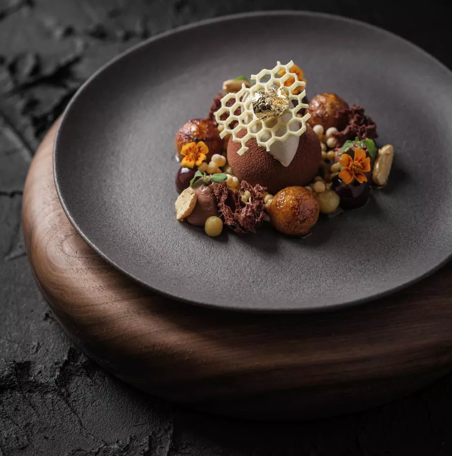 Plated dessert